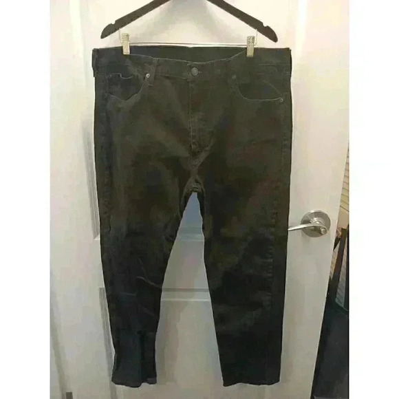 Men's Levis 502 Regular Taper Jeans W40 L32 Black Size Levi Strauss - Picture 1 of 3
